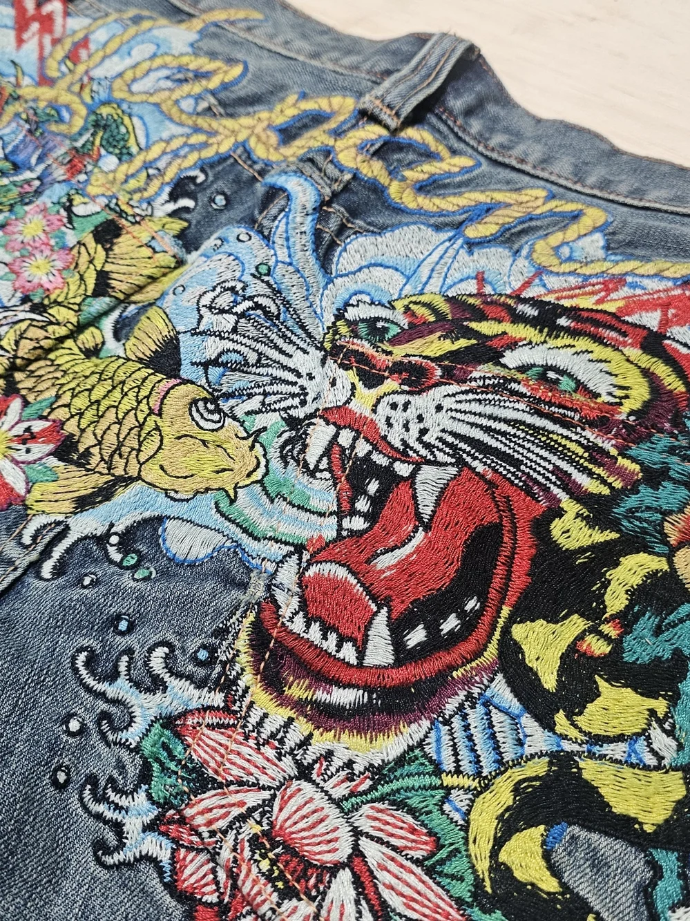 Ed Hardy Embroidered Shorts